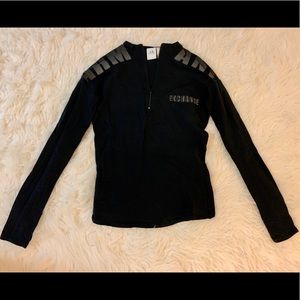 Armani Exchange Black Long Sleeve Shirt Top XS